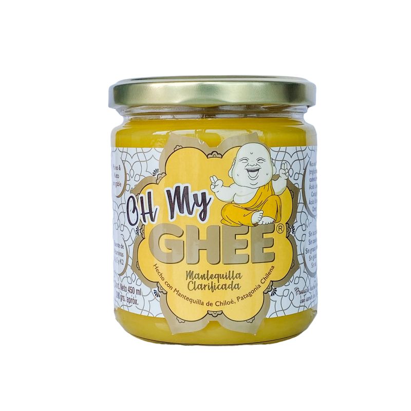 OH MY GHEE Hecho con mantequilla de la Isla de Chiloé 450ml