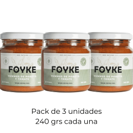 Hummus Poroto Tomate - Pack de 3 unidades