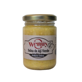 Salsa de ají verde gourmet 130 y  180 gramos