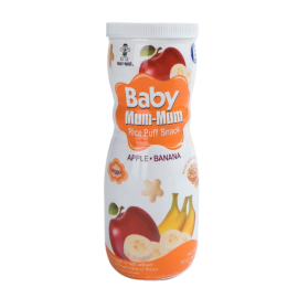 Puff Baby Mum Mum para bebés - Sabor Manzana y Plátano 50 grs