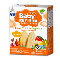 Galleta de arroz Baby Mum Mum, 50 gramos
