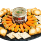 Dips de champiñones con cebolla caramelizada