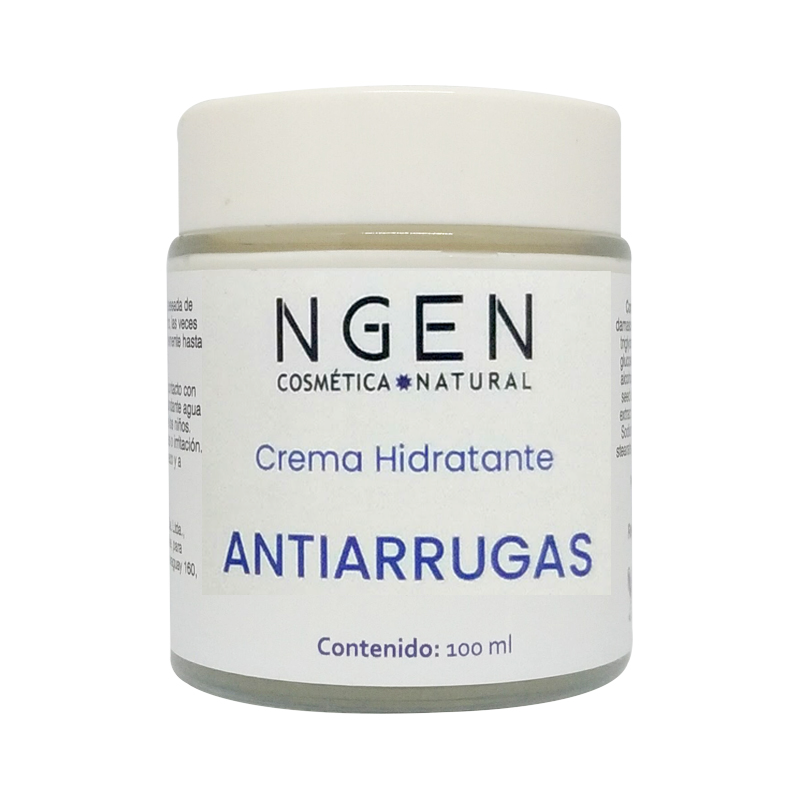 Crema Antiarrugas 100% natural - Envase conveniente