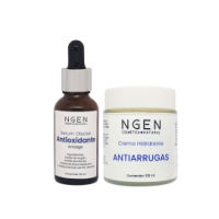 Pack serum antiedad y crema hidratante antiarrugas
