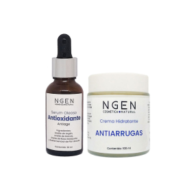 Pack Serum Antiedad y Crema Hidratante Antiarrugas