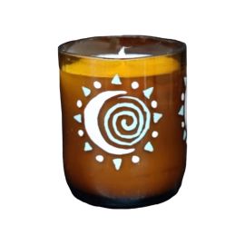 Vela de Cera de Soya Sol y Luna