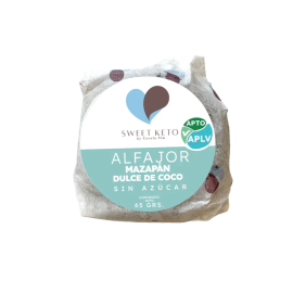 Alfajor de Mazapán con Manjar de Coco 65 grs