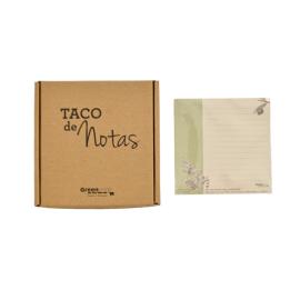 Taco de Notas en Caja